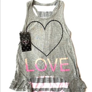 NWT!!! FLOWERS BY ZOE GIRLS TANK